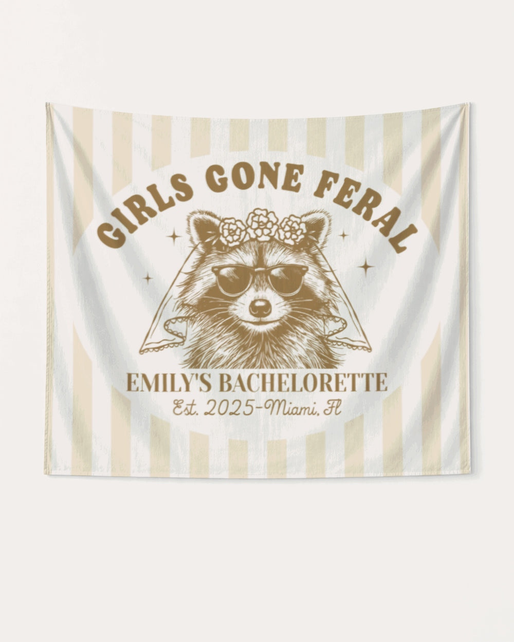 Girls Gone Feral Banner Beige