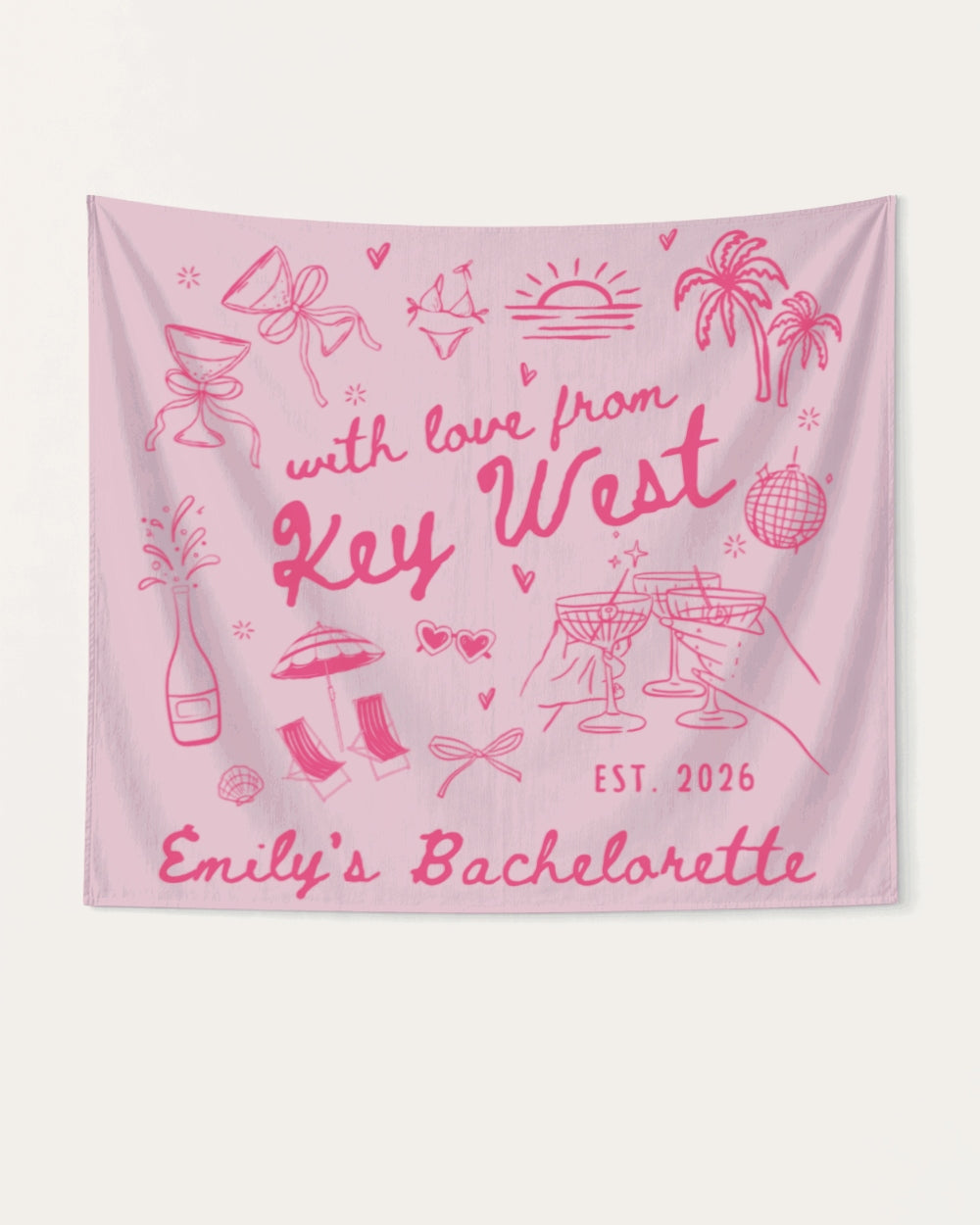 With Love from Key West Banner Blossom