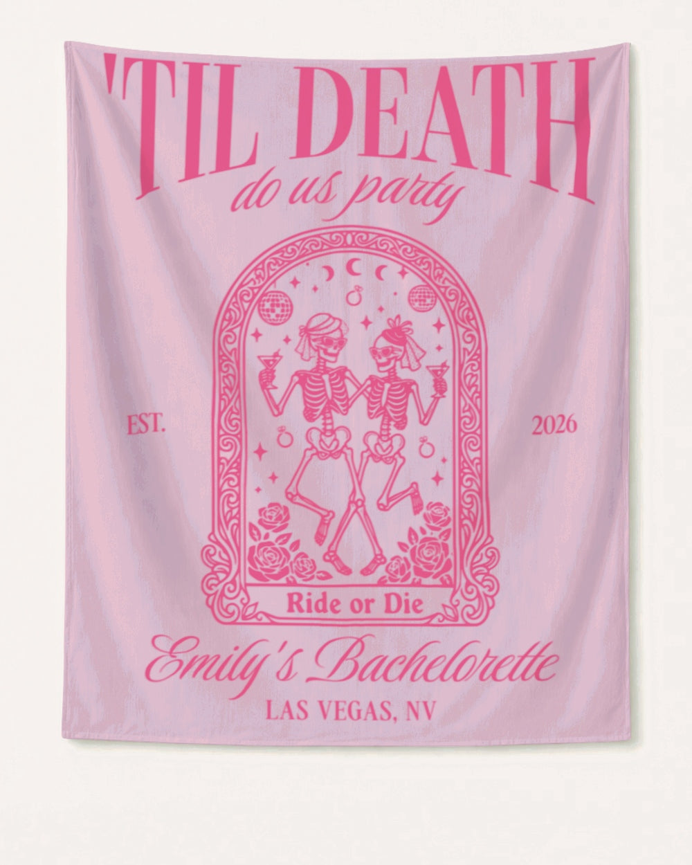 Til death do us party - Tarot-inspired Banner Blossom