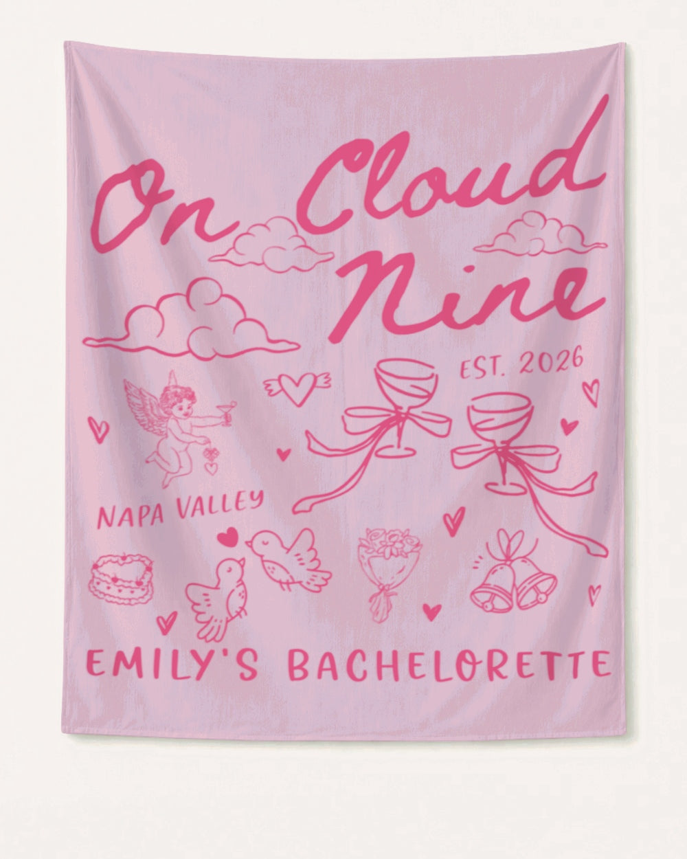 On Cloud Nine Banner Blossom