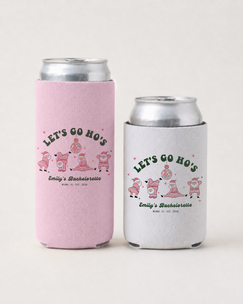 Let's Go Ho's Can Cooler Blossom