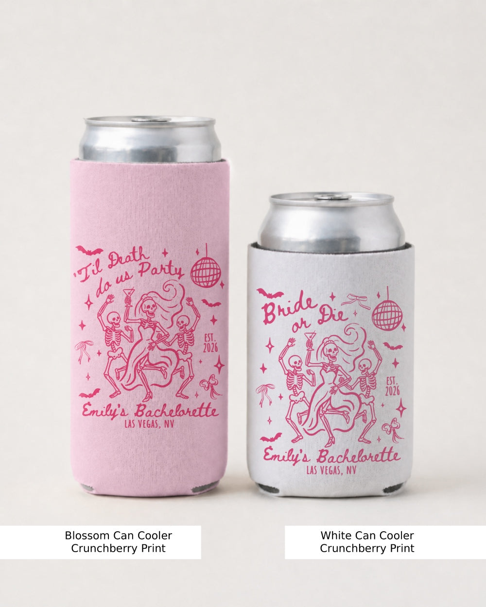 Til death do us party - Dancing Skeletons Can Cooler Blossom