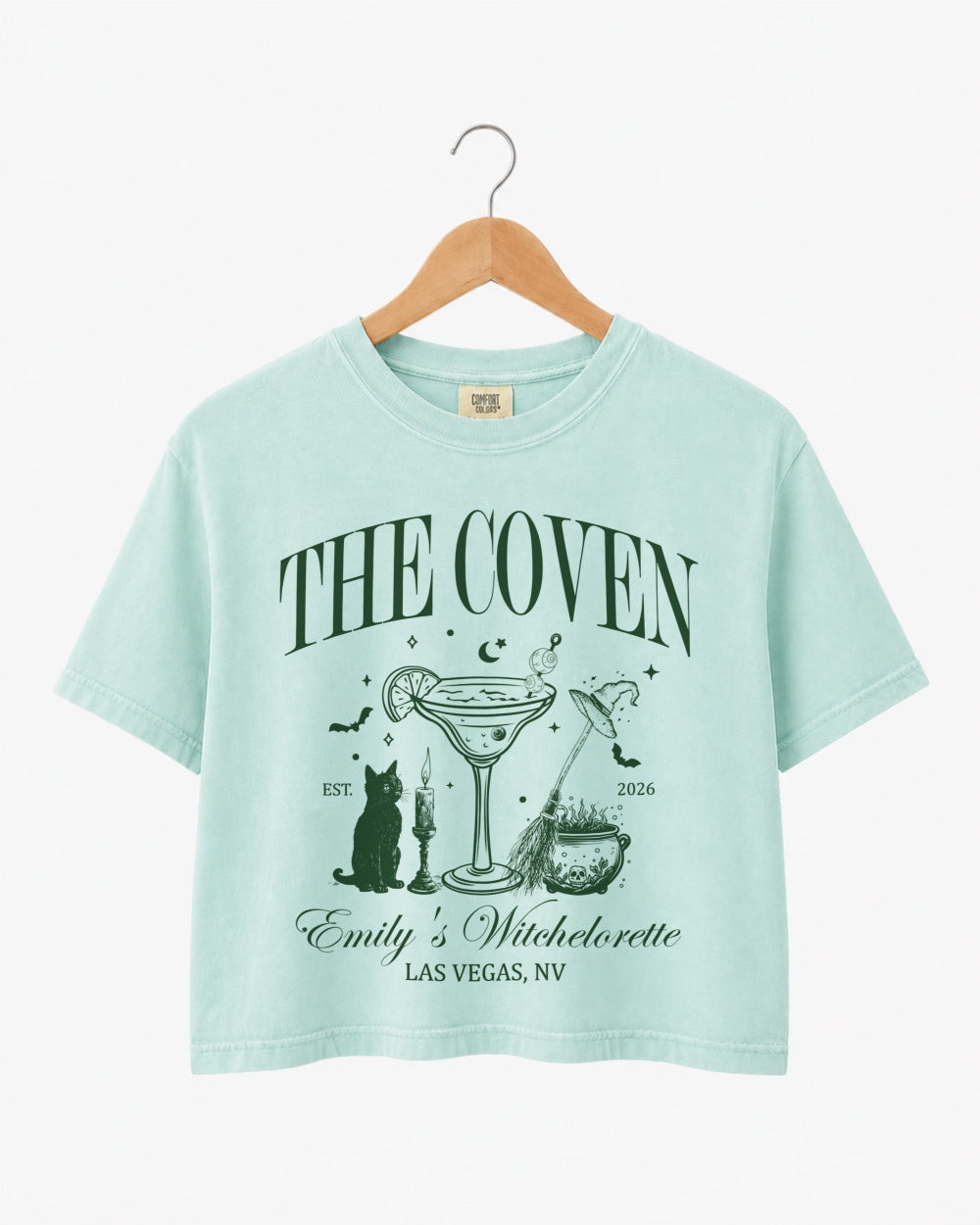 Bride or Die, Ride or Die Crop Top Chalky Mint