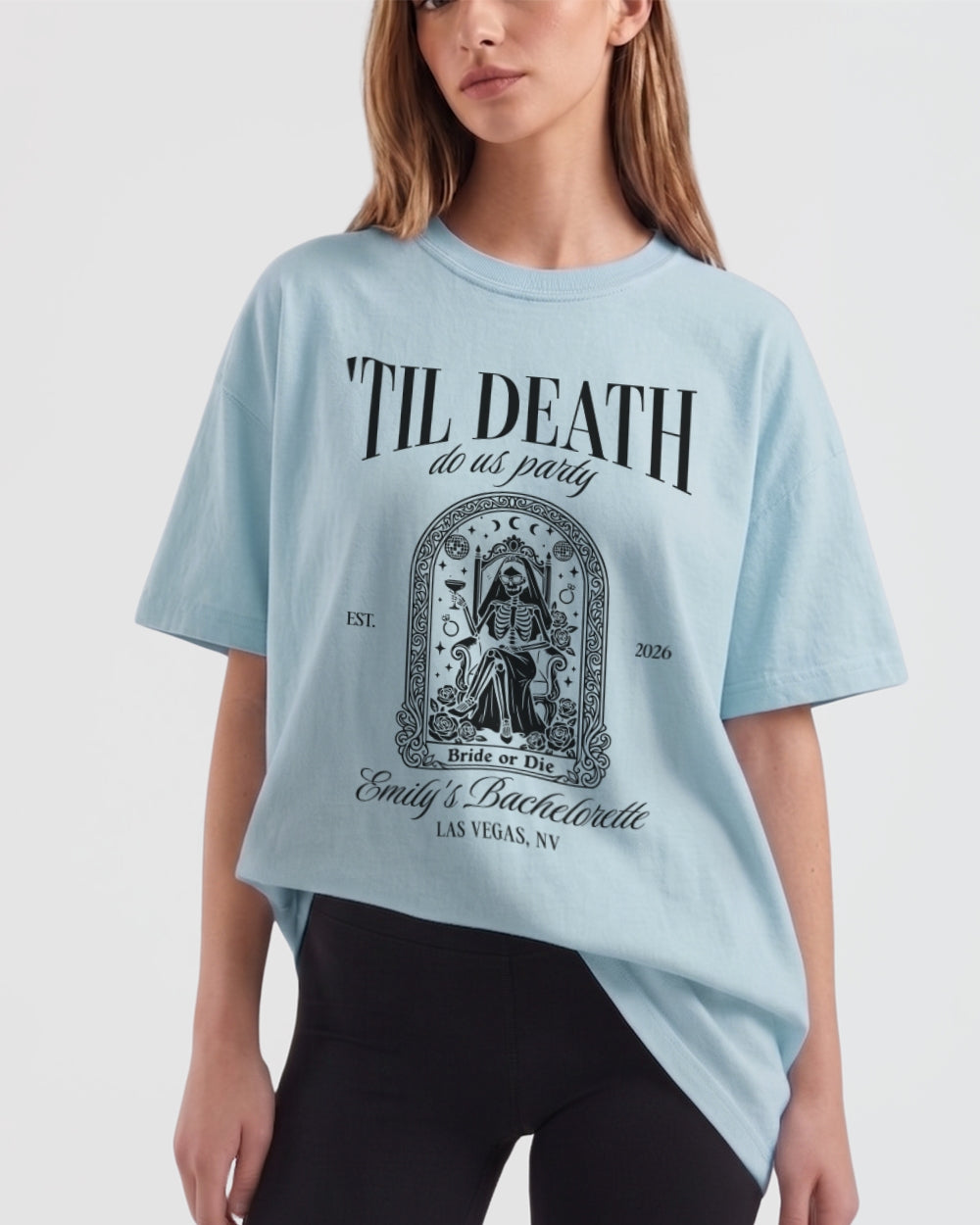 Til death do us party - Tarot-inspired T-Shirt Chambray