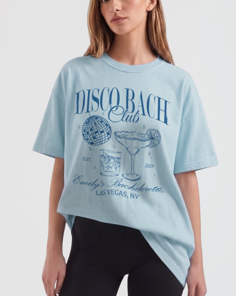 Disco Bach Club Party T-Shirt Chambray