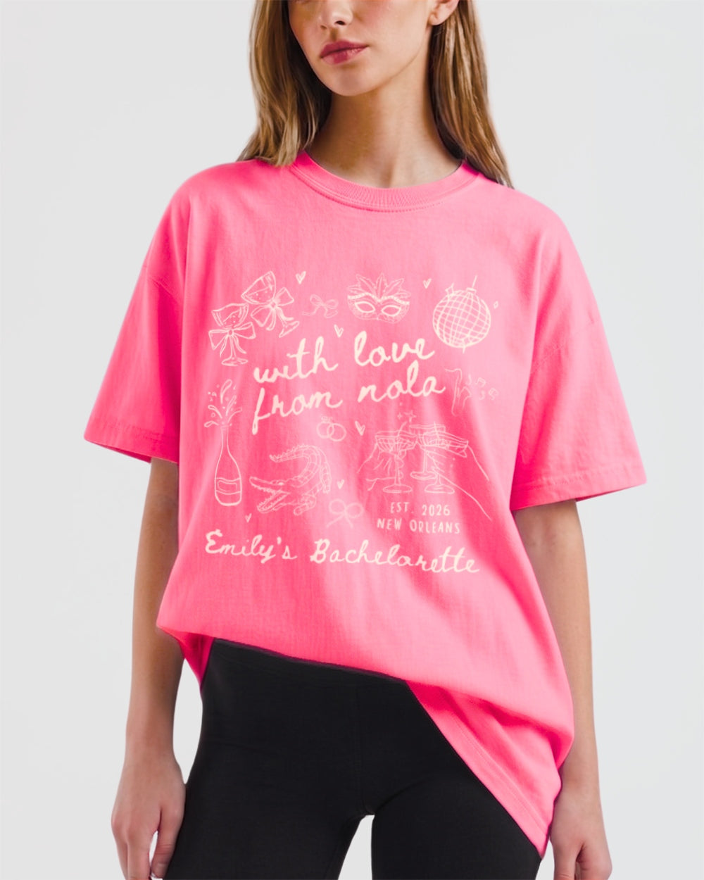 With Love from Nola T-Shirt Crunchberry