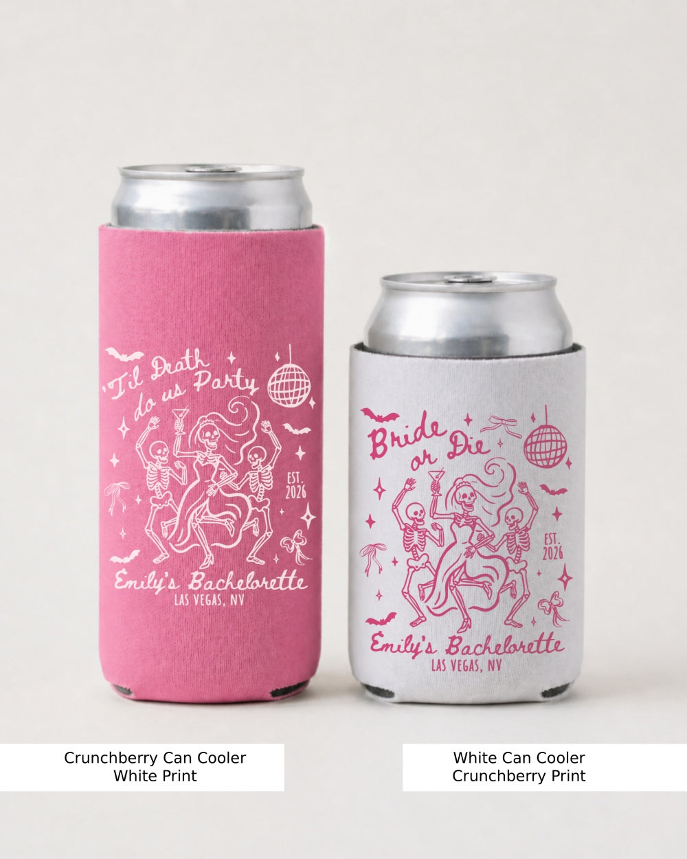 Til death do us party - Dancing Skeletons Can Cooler Crunchberry