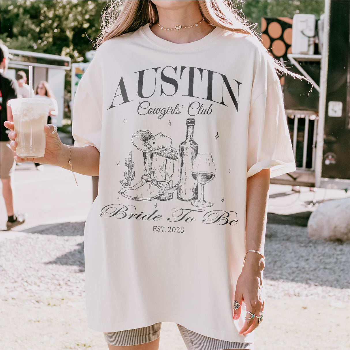 Relaxed cotton shirts for a cowgirl bachelorette weekend in Austin, Texas - perfect for winery tours or bridal party outings
