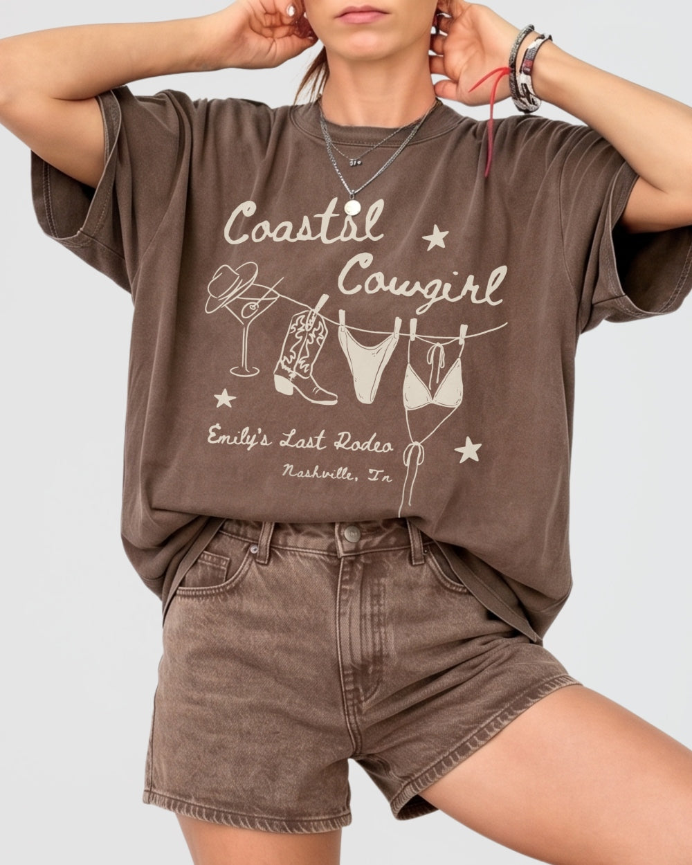 Coastal Cowgirl T-Shirt Espresso