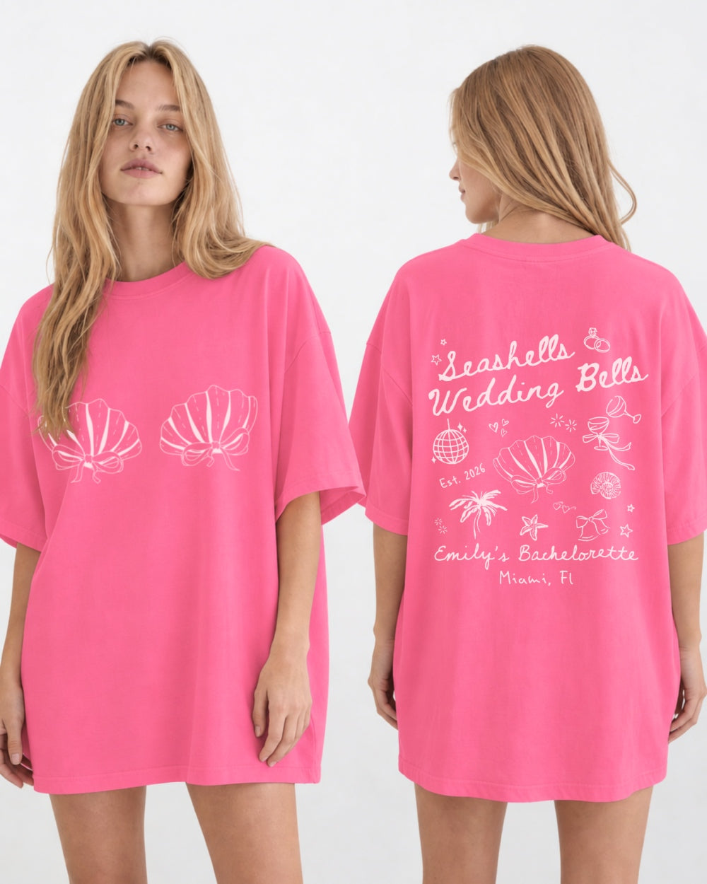 Seashells & Wedding Bells T-Shirt Crunchberry