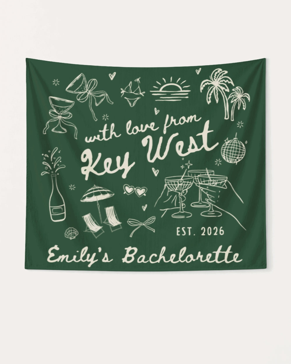 With Love from Key West Banner Hemp