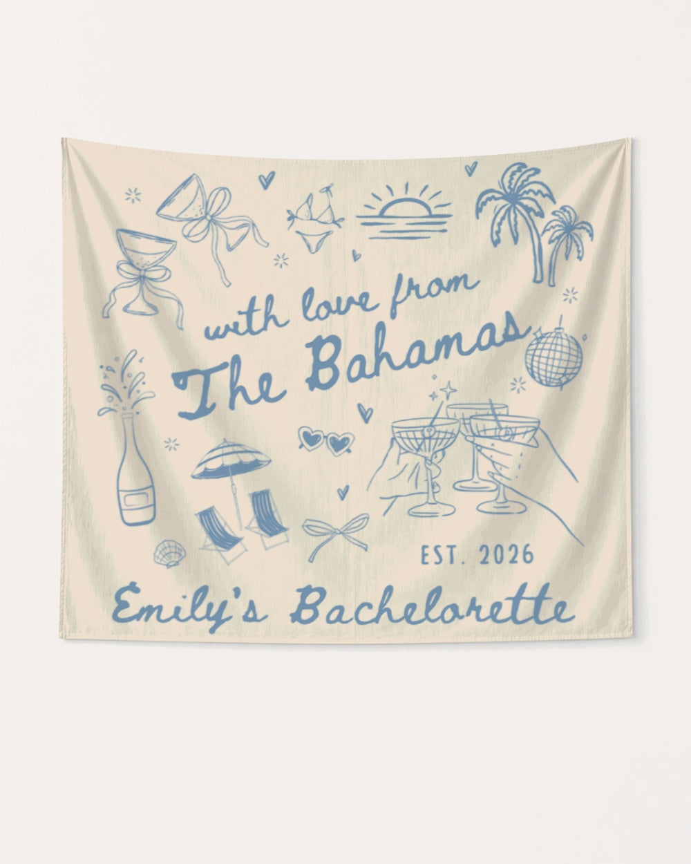 With Love from The Bahamas Banner Ivory