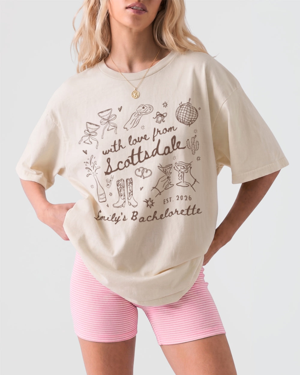 With Love from Scottsdale T-Shirt Ivory