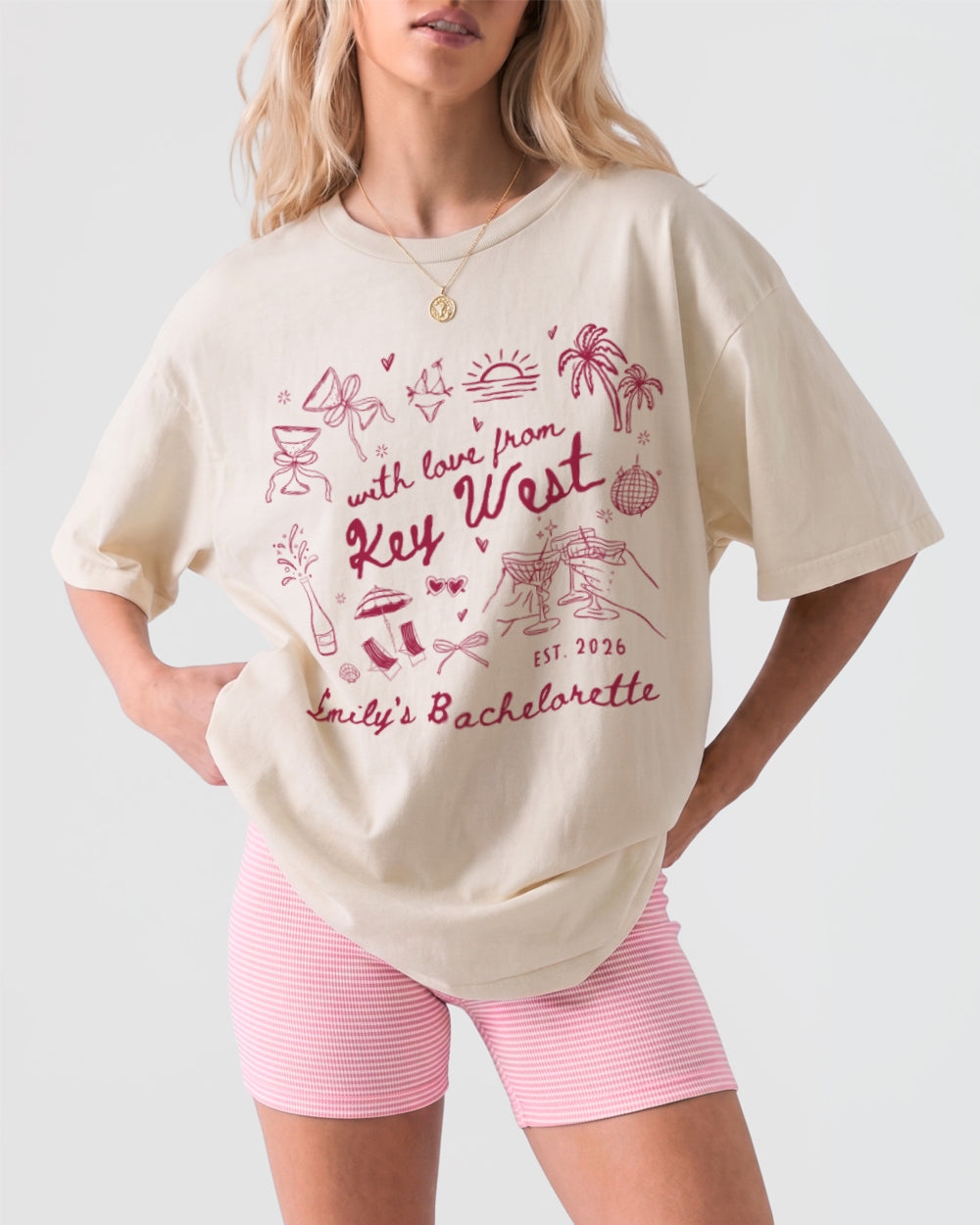 With Love from Key West T-Shirt Ivory