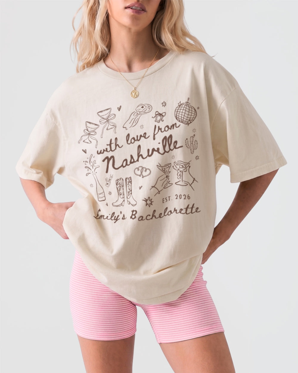 With Love from Nashville T-Shirt Ivory