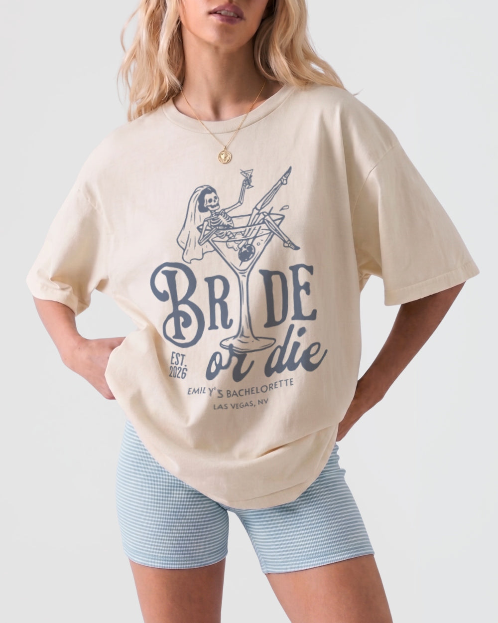 Bride or Die and Ride or Die T-Shirt Ivory
