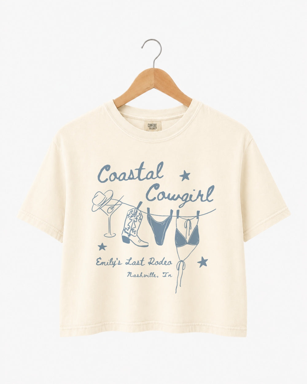 Coastal Cowgirl Crop Top Ivory