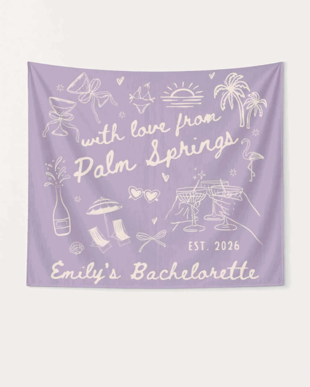 With Love from Palm Springs Banner Orchid