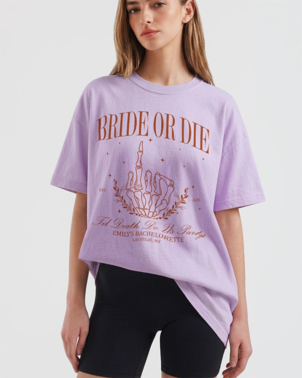Bride or Die, Ride or Die T-Shirt Orchid