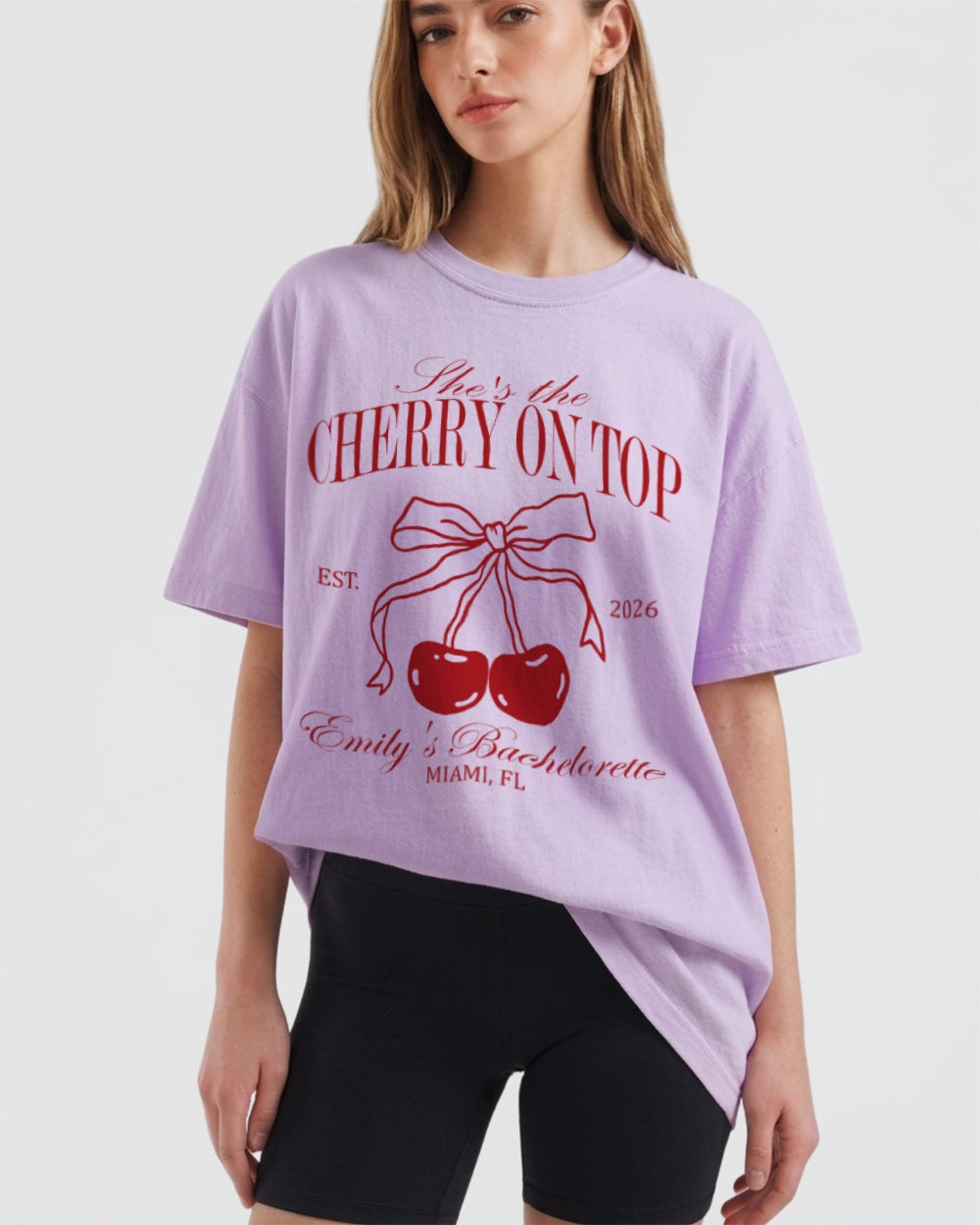 She's The Cherry On Top T-Shirt Orchid