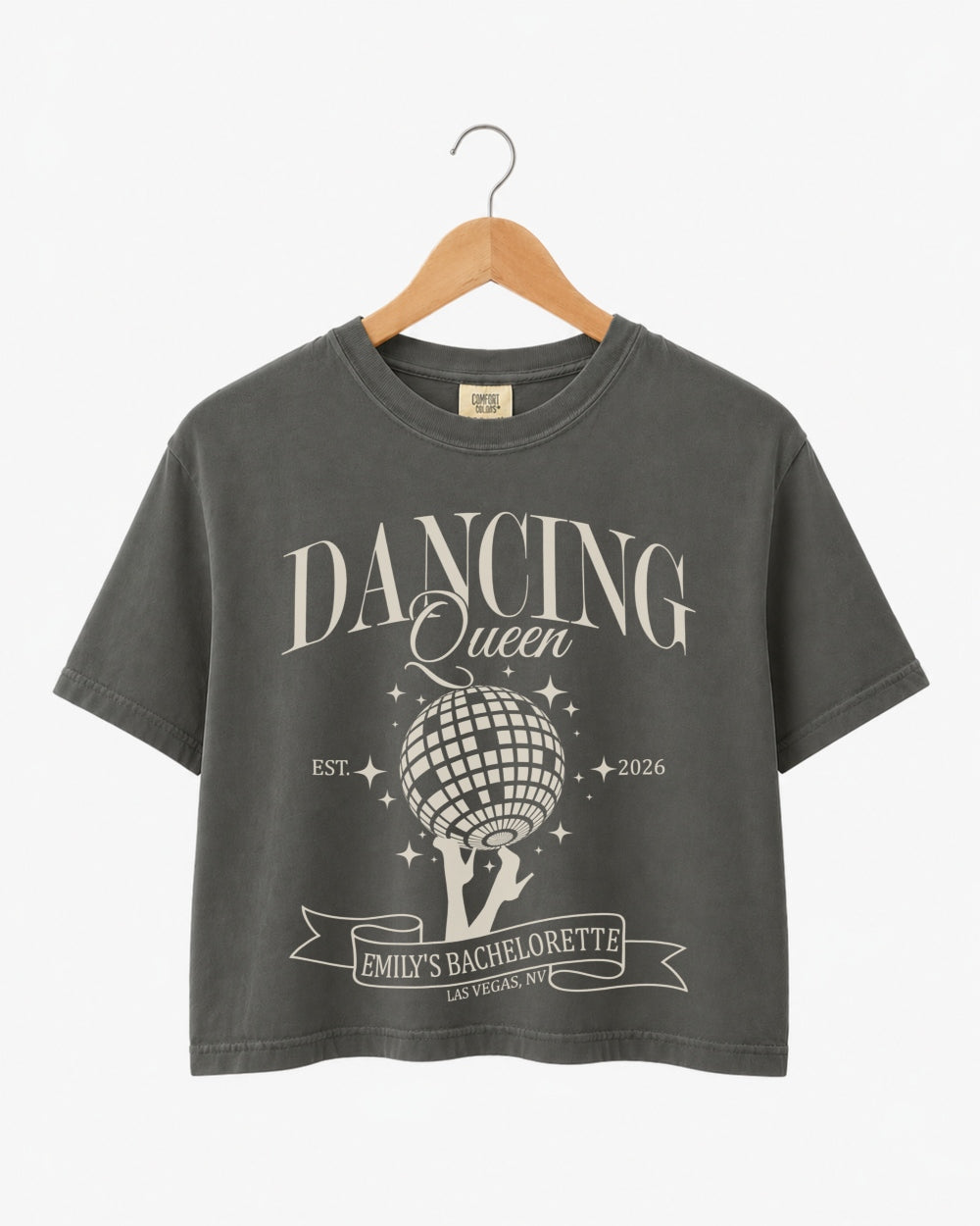 Dancing Queen, Disco Bride Crop Top Pepper