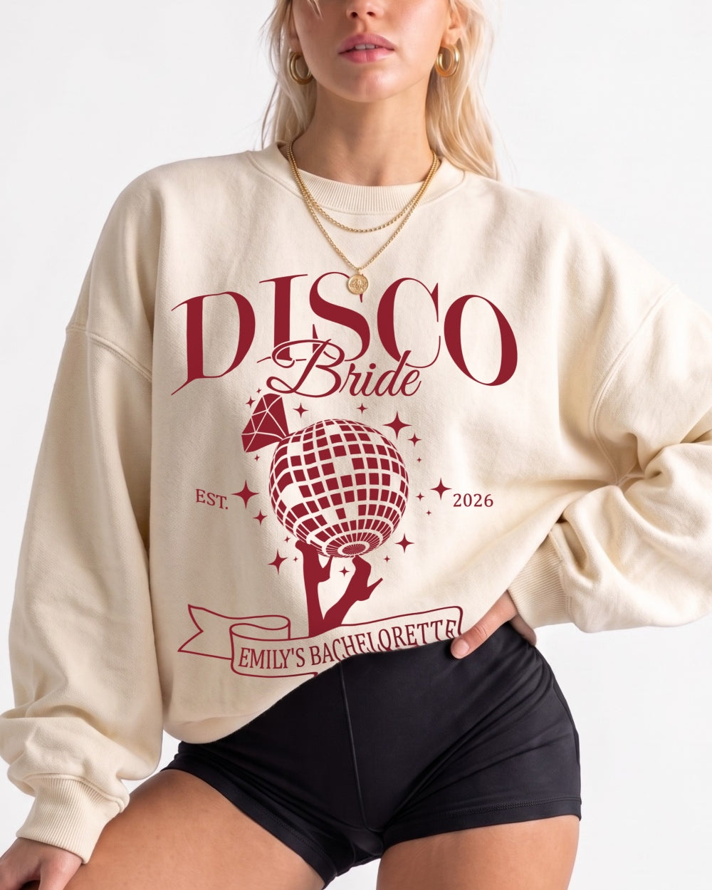 Dancing Queen, Disco Bride Sweatshirt