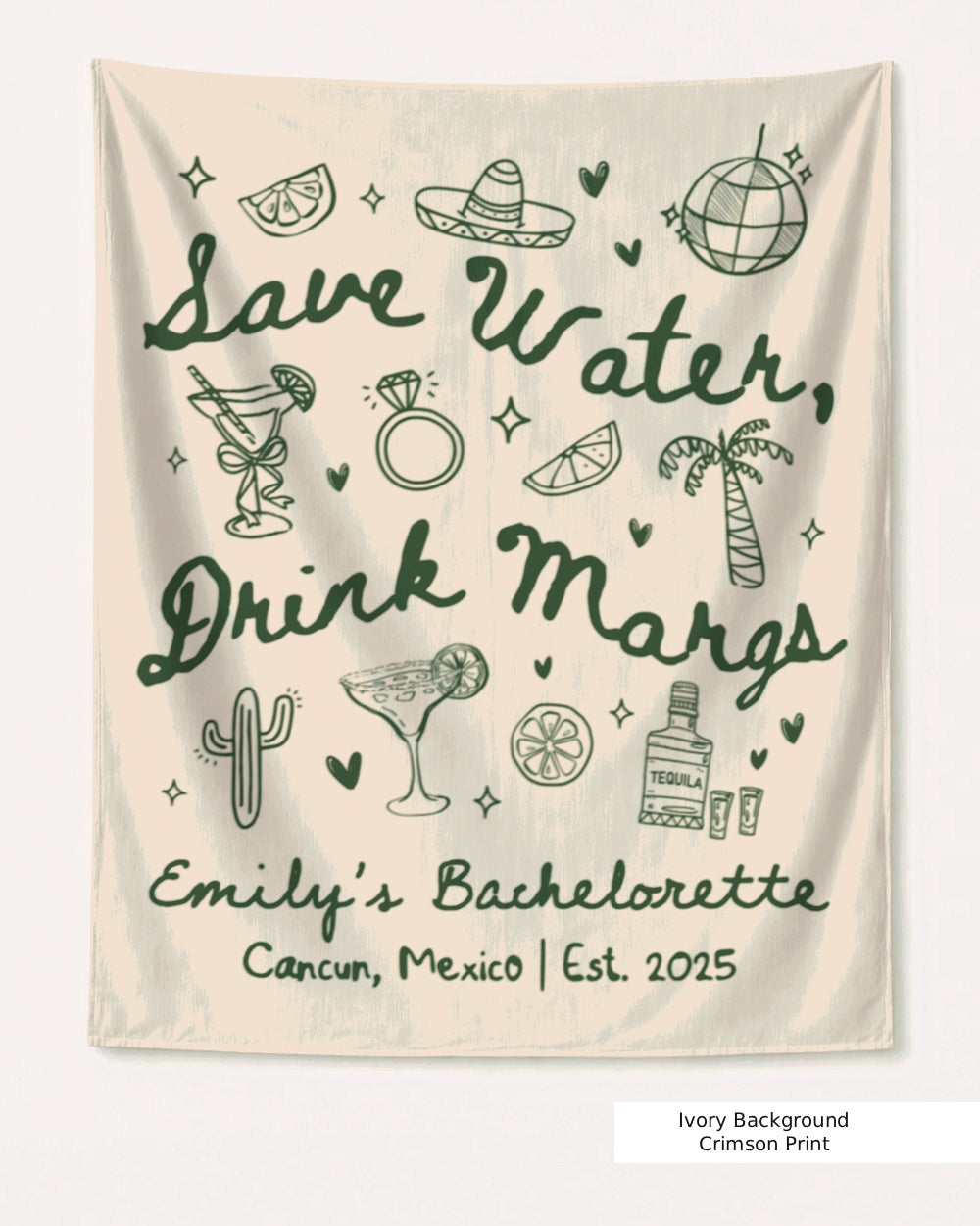 Save Water Drink Margs Banner
