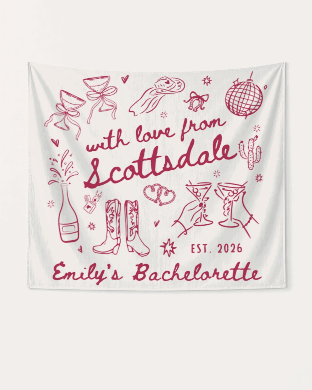 With Love from Scottsdale Banner White