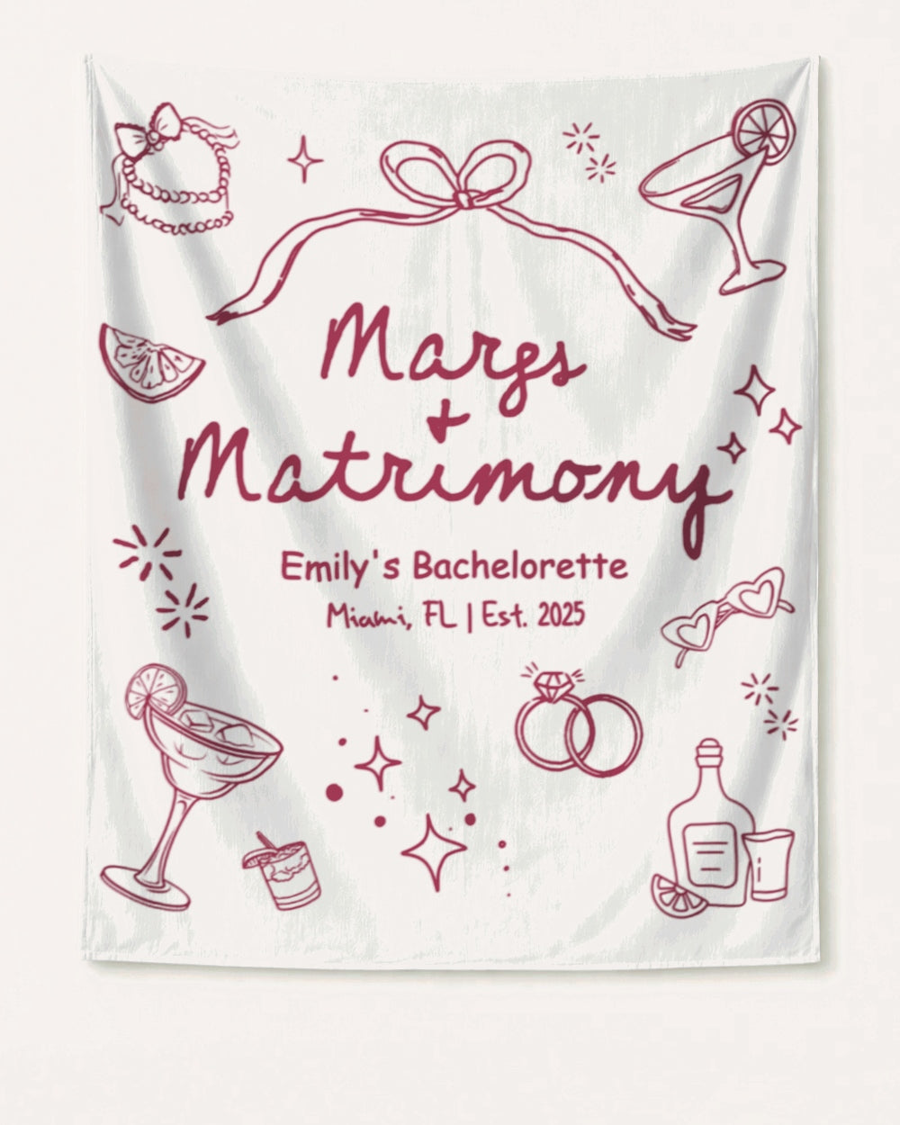 Margs & Matrimony Banner White