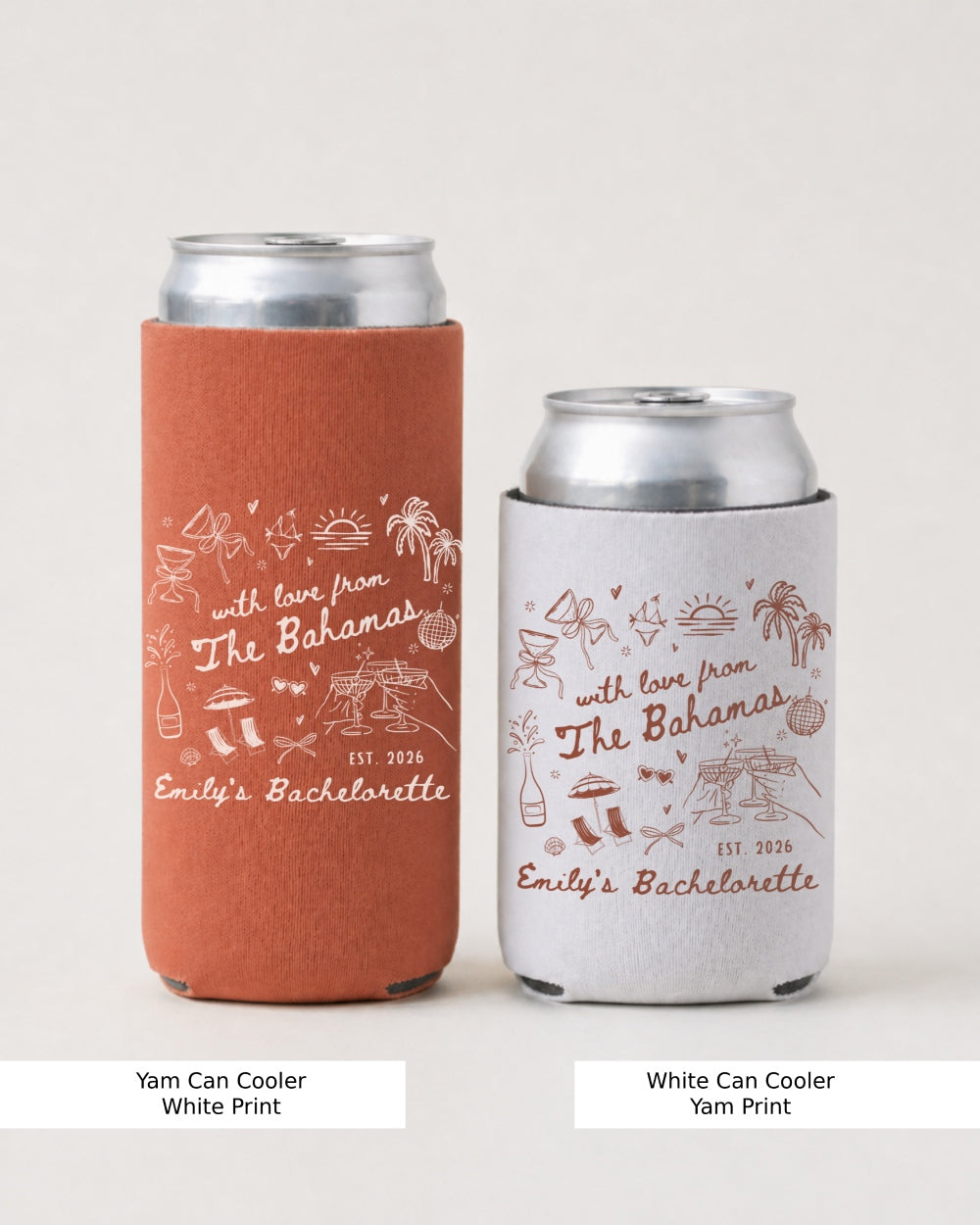 With Love from The Bahamas Can Cooler Yam