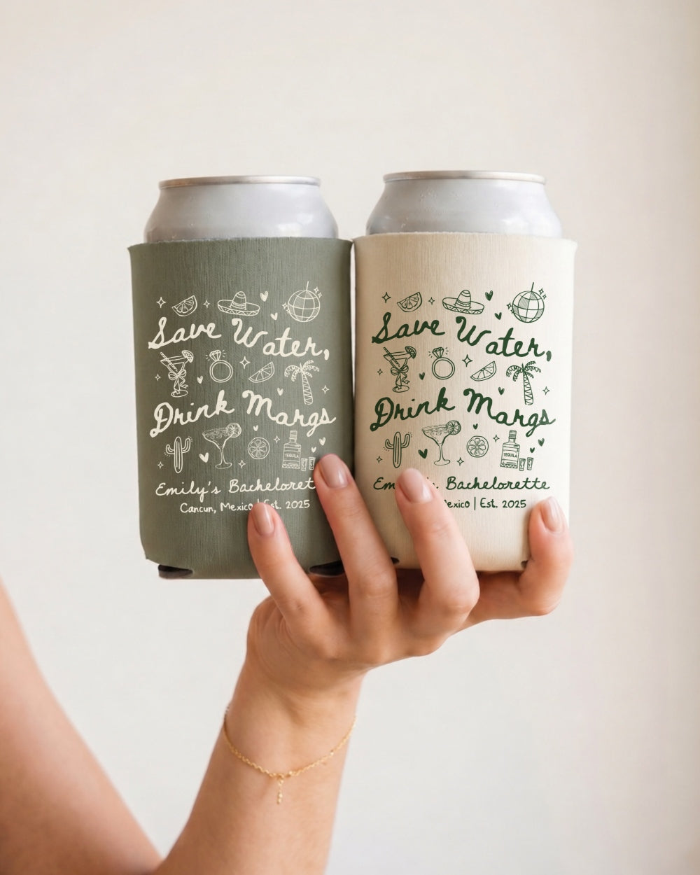 Save Water Drink Margs Can Cooler