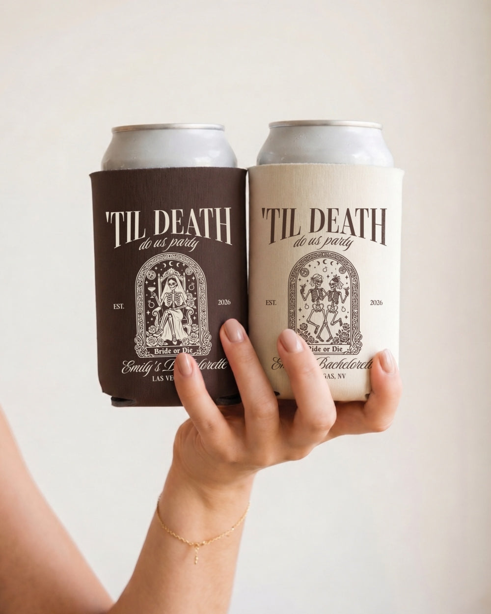 Til death do us party - Tarot-inspired Can Cooler Espresso