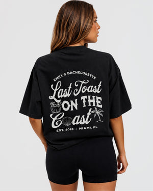 Last toast on the coast T-Shirt Black