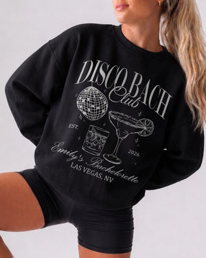 Disco Bach Club Sweatshirt Black