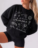 With Love from Sonoma Sweatshirt Black