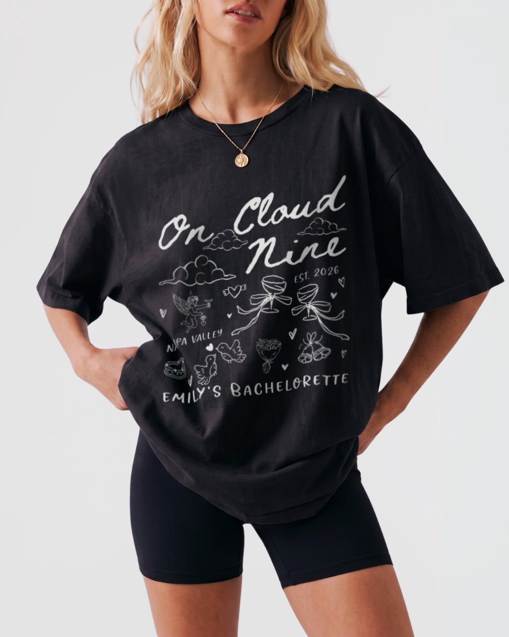 On Cloud Nine T-Shirt Black