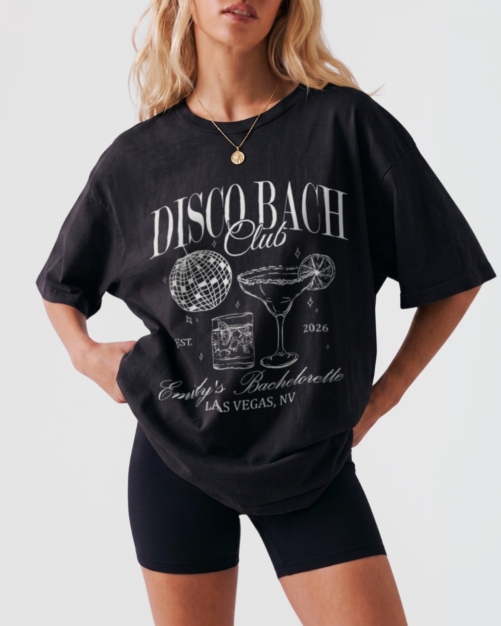 Disco Bach Club Party T-Shirt Black