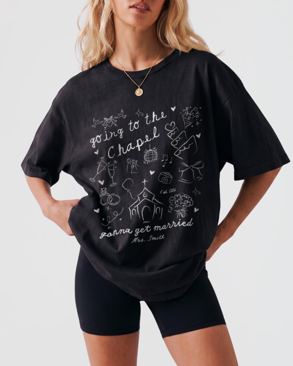 Going To The Chapel T-Shirt Black