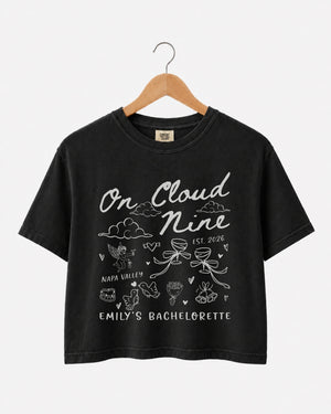On Cloud Nine Crop Top Black