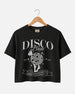 Dancing Queen, Disco Bride Crop Top Black