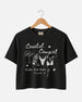Coastal Cowgirl Crop Top Black