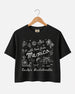 Matching crop tops for the bachelorette crew with a Mexico destination theme and playful hand-drawn script art. Personalized with bride name, wedding year, and trip destination.