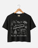 With Love from Savannah Crop Top Black