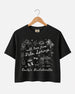 With Love from Palm Springs Crop Top Black