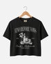 Vino Before Vows Crop Top Black