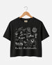 Matching crop tops for the Napa Valley bachelorette crew, whimsical wine-country doodle art with script lettering. Personalized with bride name, year, and destination for the full bridal party.