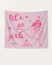 Cowgirl bachelorette bottle banner with vintage line-art script for Nashville or any destination weekend. Personalized with bride name, year, and city for the whole party.