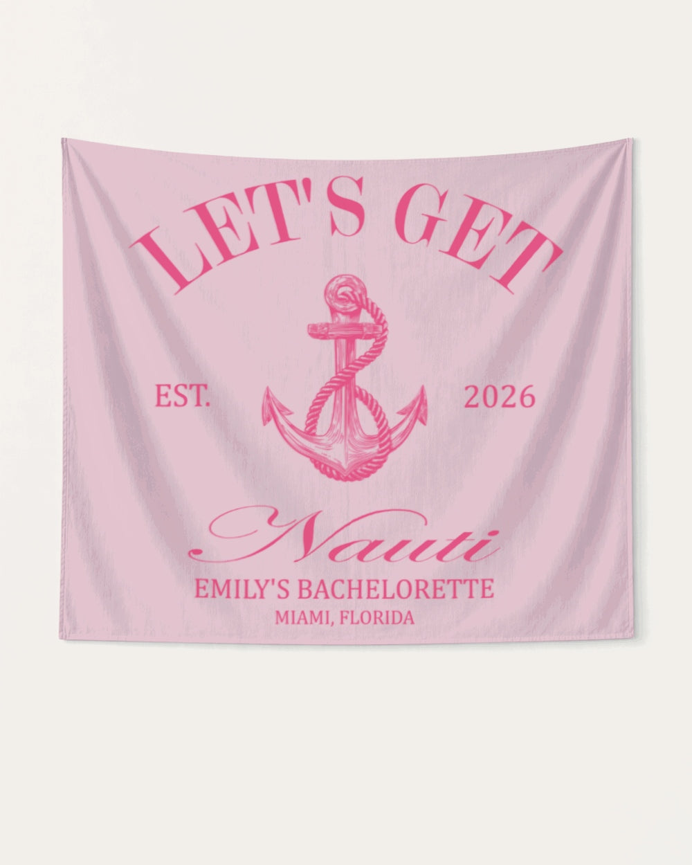 Let's Get Nauti Banner Blossom