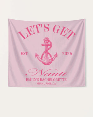 Let's Get Nauti Banner Blossom