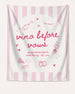 Vino Before Vows Banner Blossom